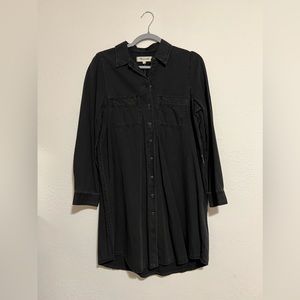 Madewell distressed dark denim-like dress. New-never worn with tags.